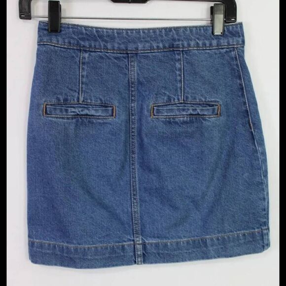 We the Free (Anthropologie) Women's Don't Get Me Wrong Denim Skirt Size 24. - Picture 3 of 11